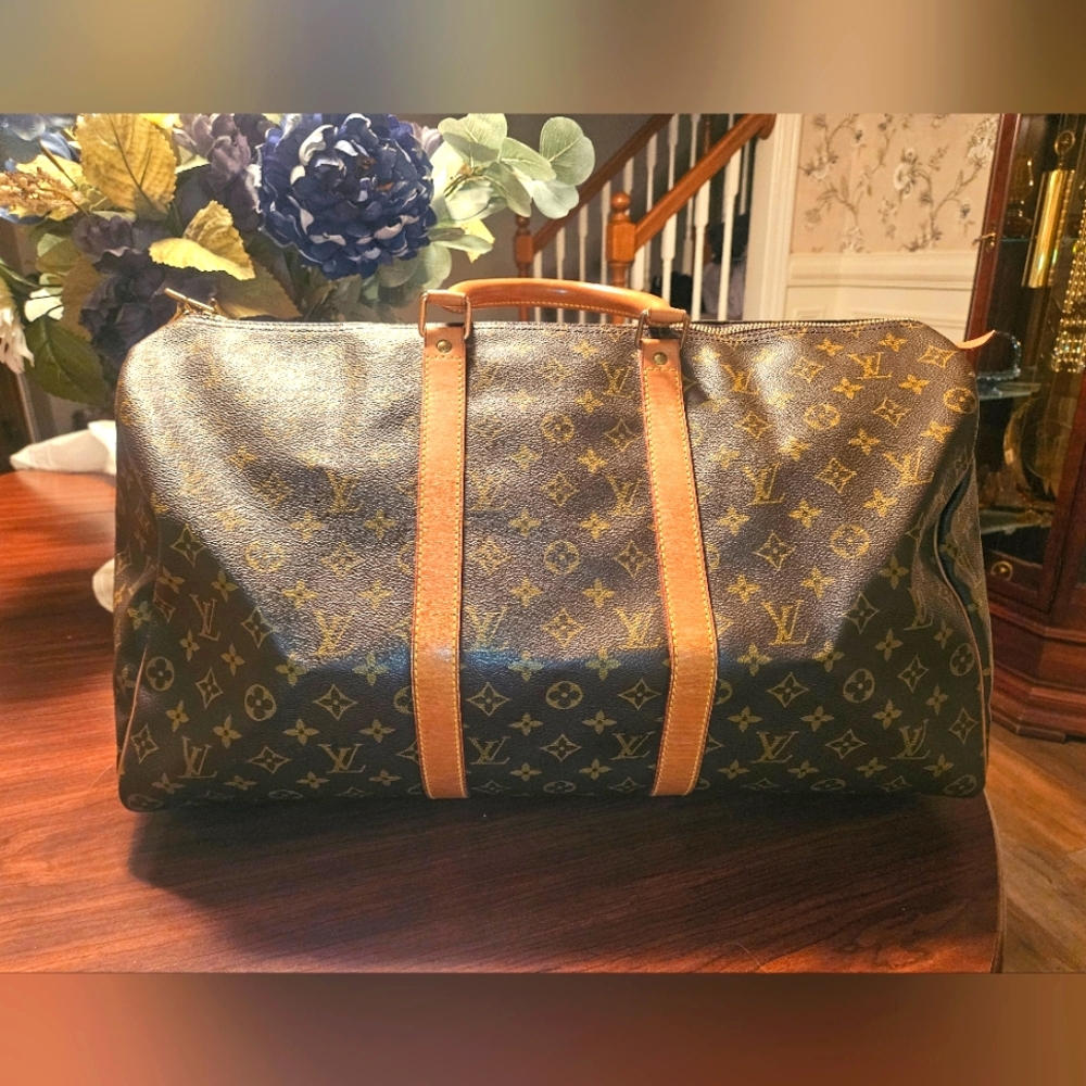 Louis Vuitton Keepall 50 With Dustbag In EUC